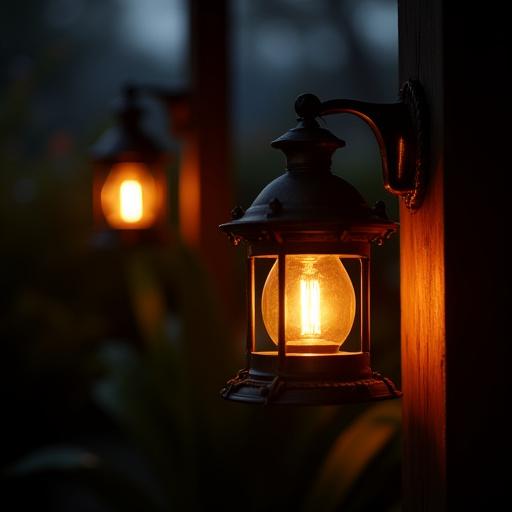 Nautical lanterns for coastal outdoor lighting